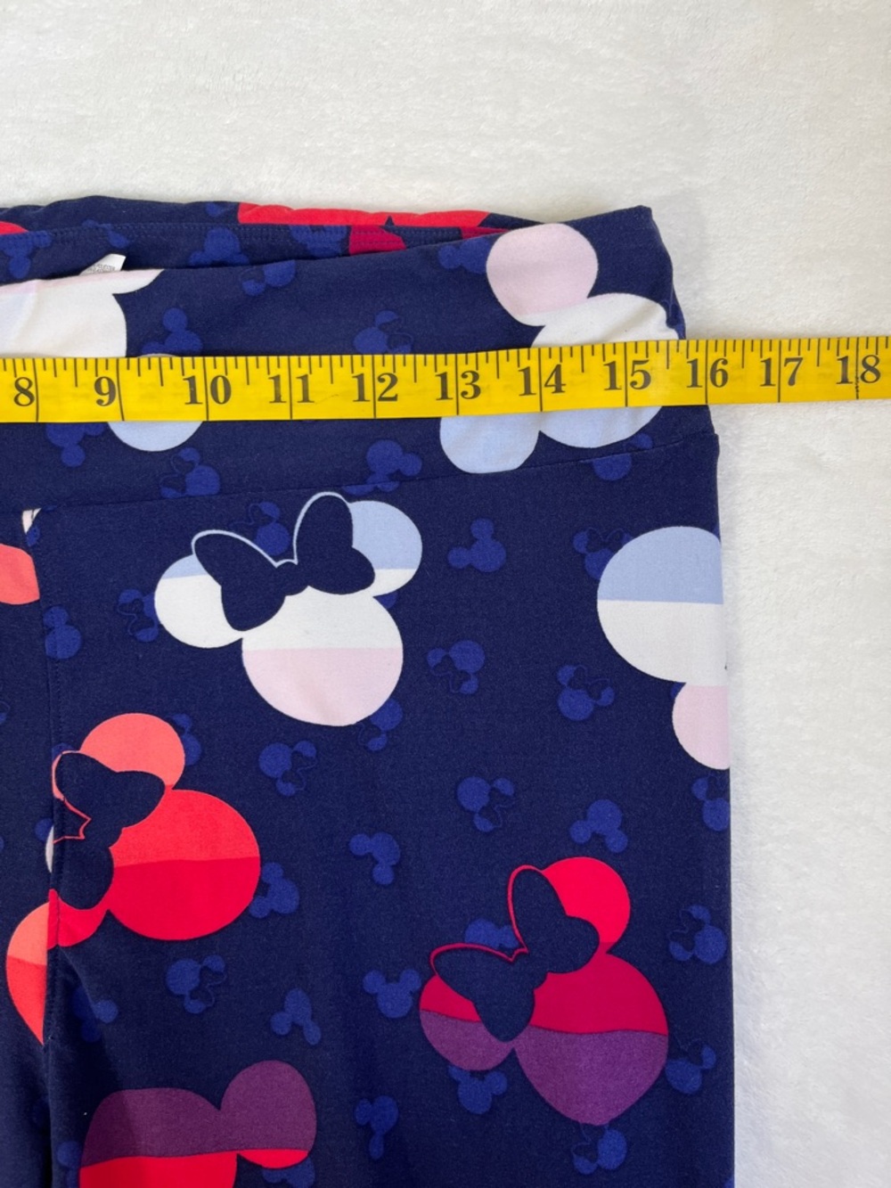 LuLaRoe Women's Disney Tall & Curvy Leggings Mickey Mouse - Picture 6 of 8